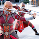 The Dora Milaje take command at the center of campus.